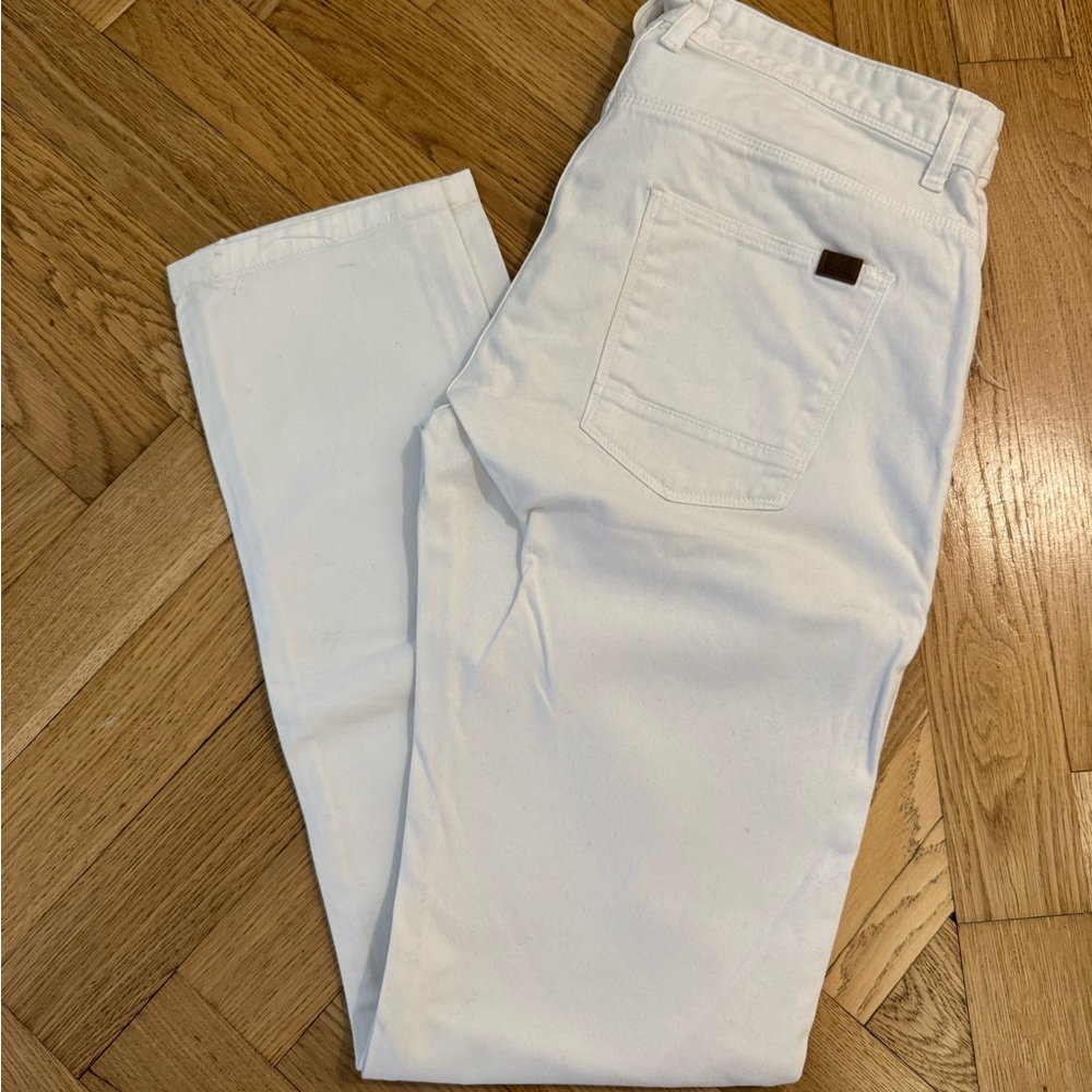 Zara Men's Straight White Jeans